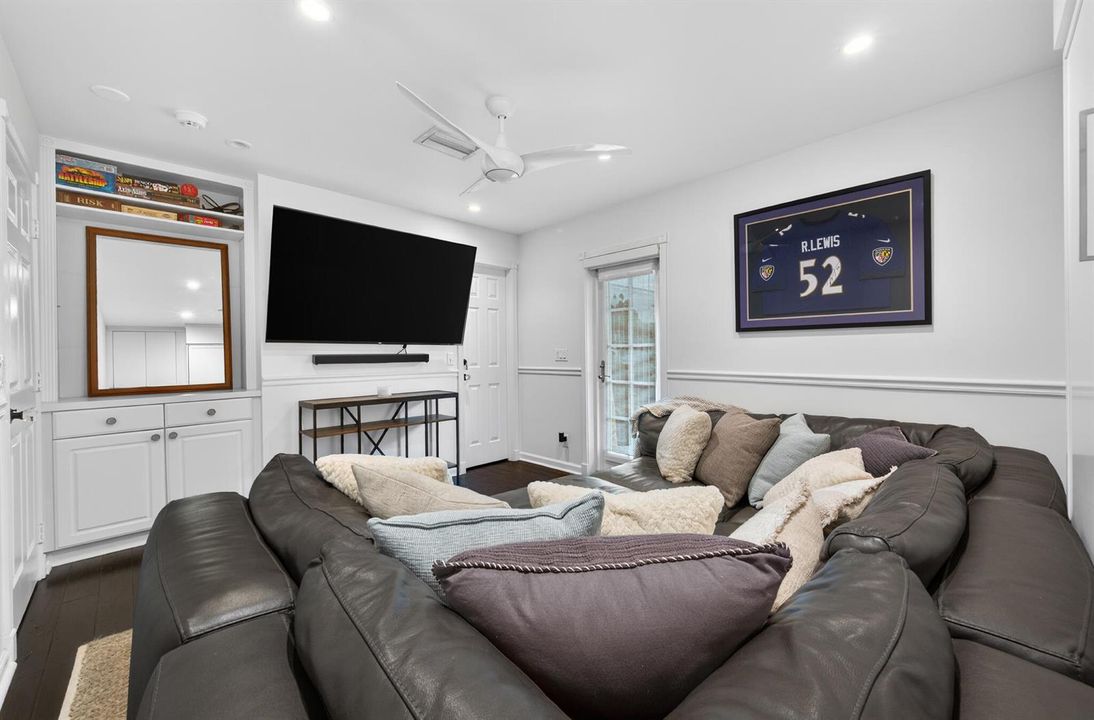4th Bedroom as TV Room