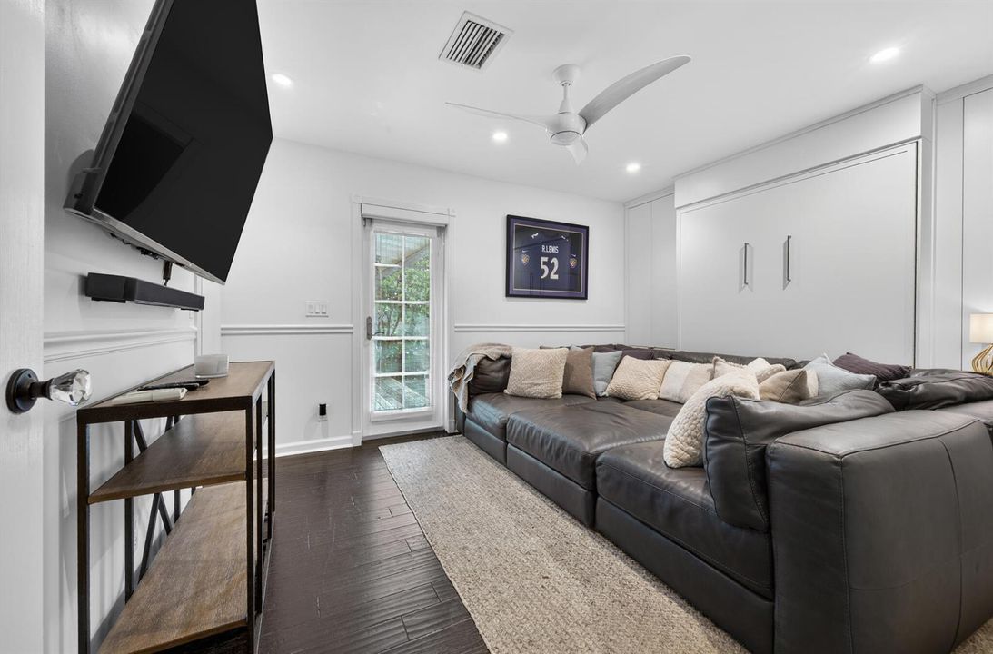 4th Bedroom as TV Room