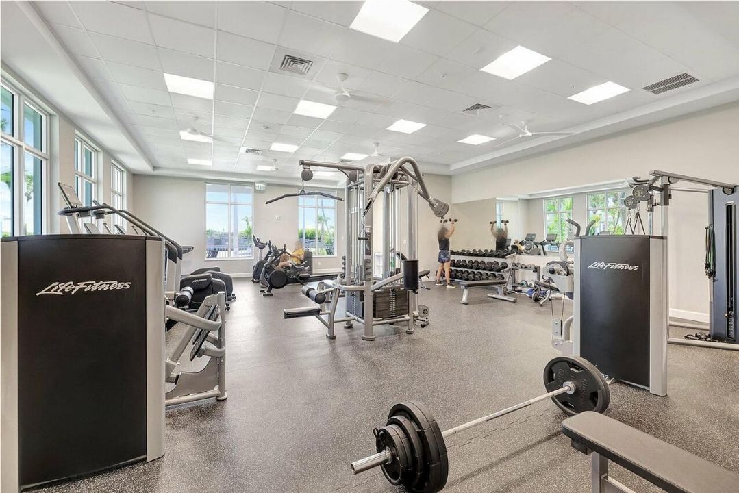 CLUBHOUSE FITNESS ROOM