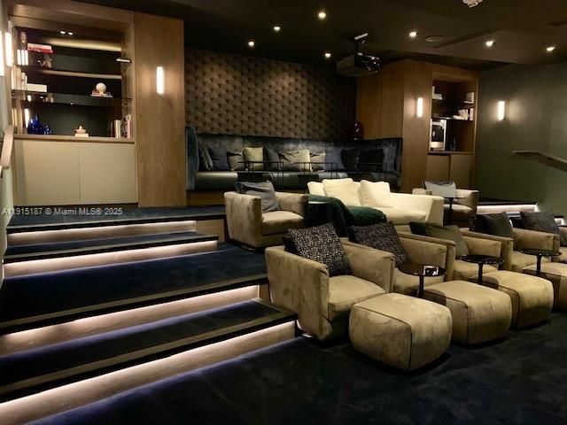 Luxurious screening room