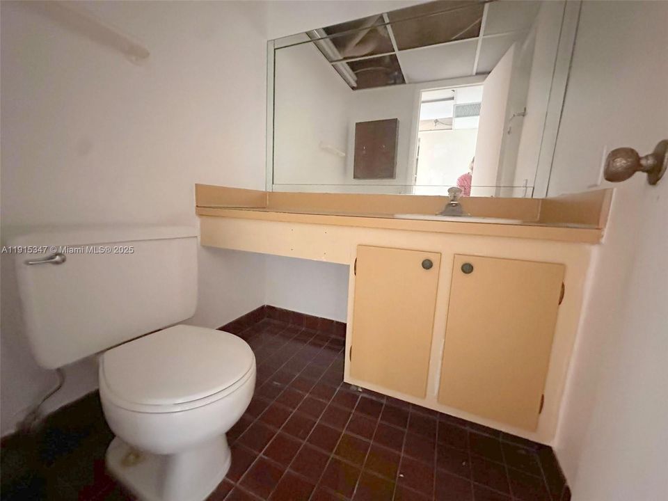 Half Bathroom next to front door