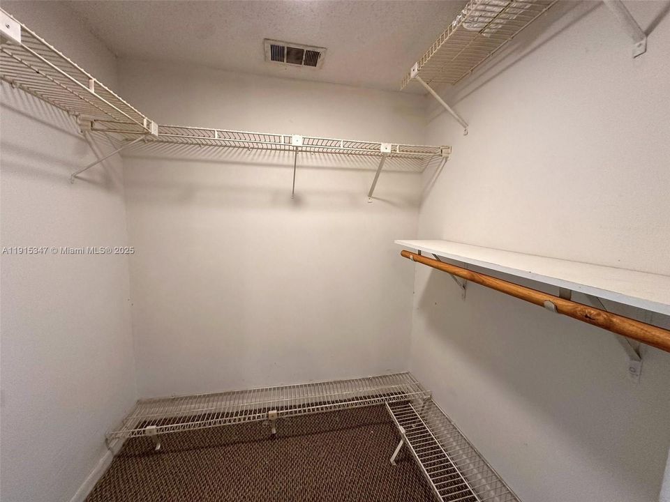 Large walk-in closet