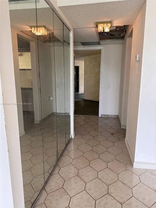 View toward front door