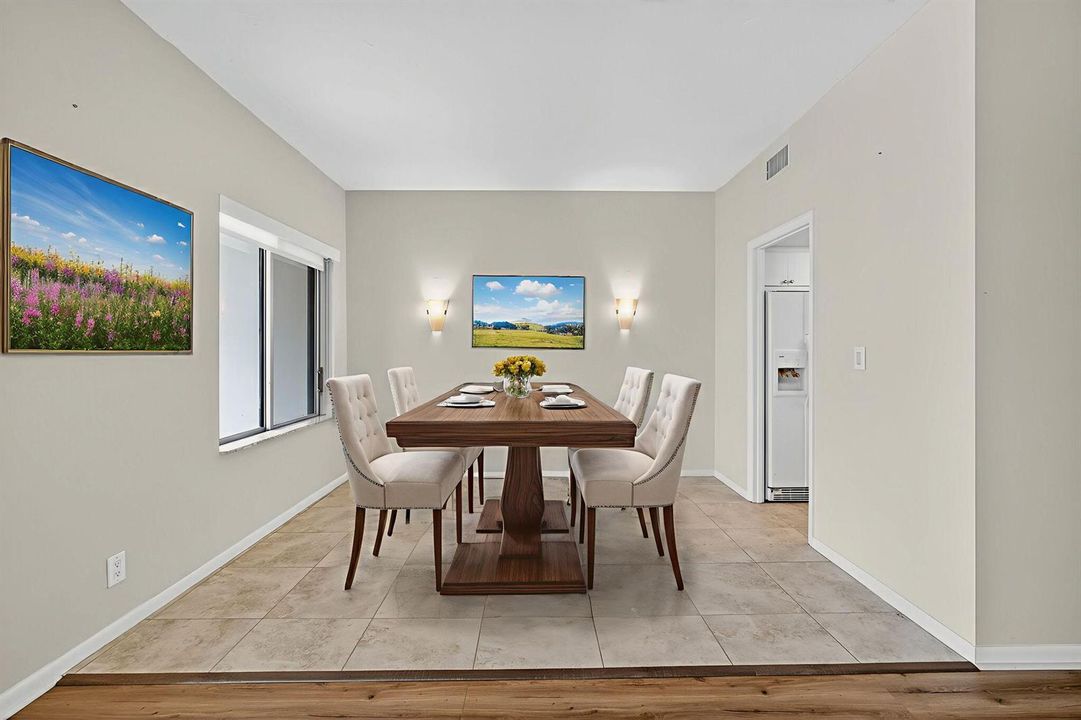 Dining Room Staged