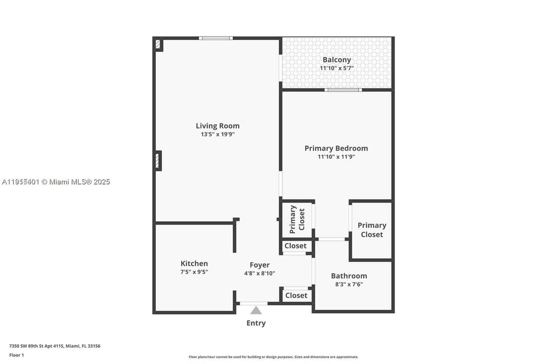 Active With Contract: $2,250 (1 beds, 1 baths, 759 Square Feet)