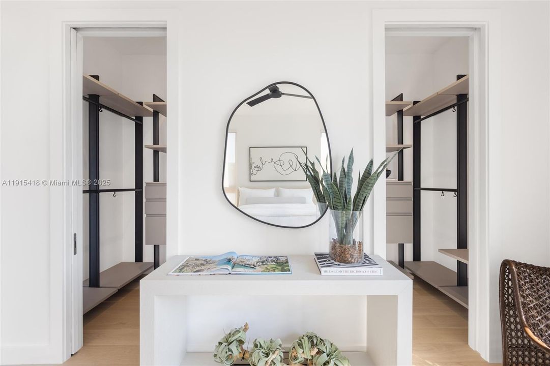 Double Walk-In Closets