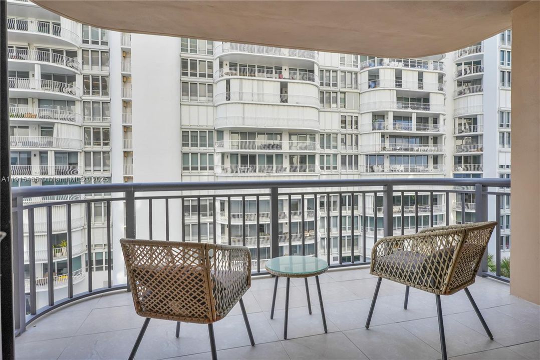 Balcony off of master bedroom and secondary bedroom