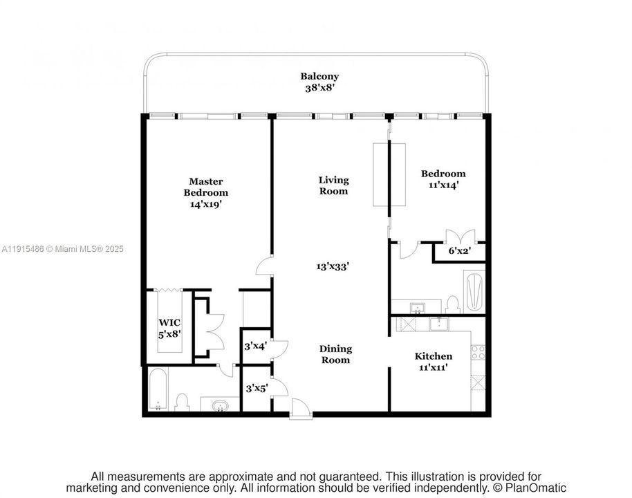 For Rent: $8,500 (2 beds, 2 baths, 1224 Square Feet)