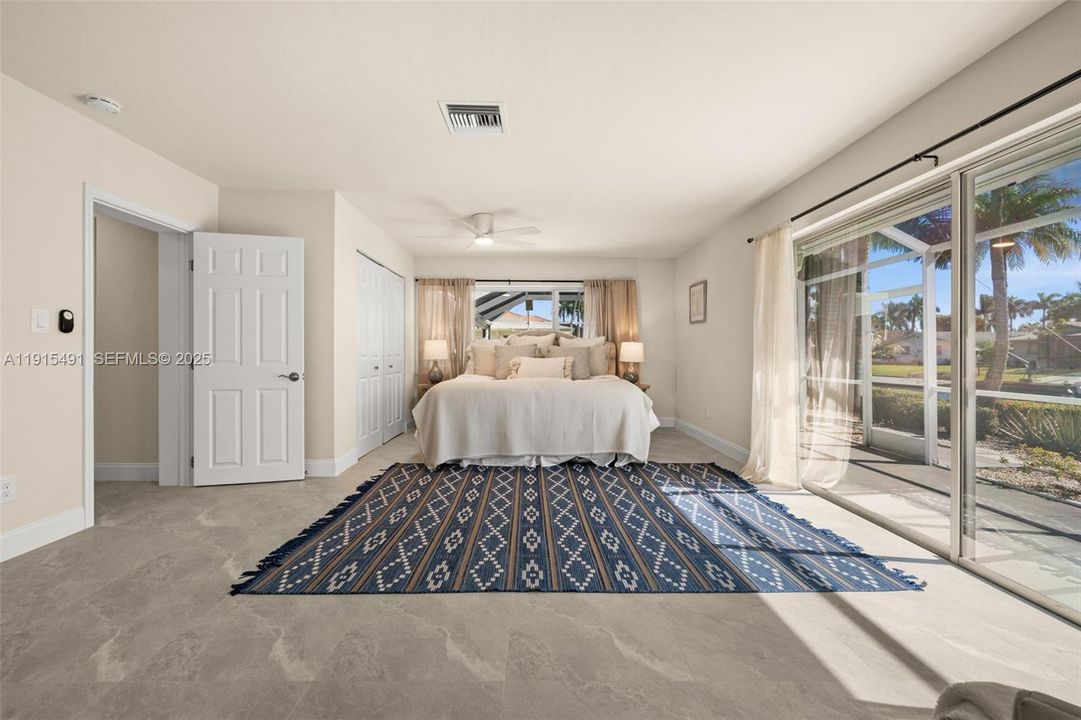 Guest room just steps from the pool