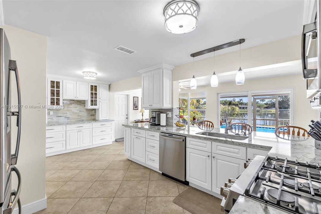 Tons of cabinets for storage