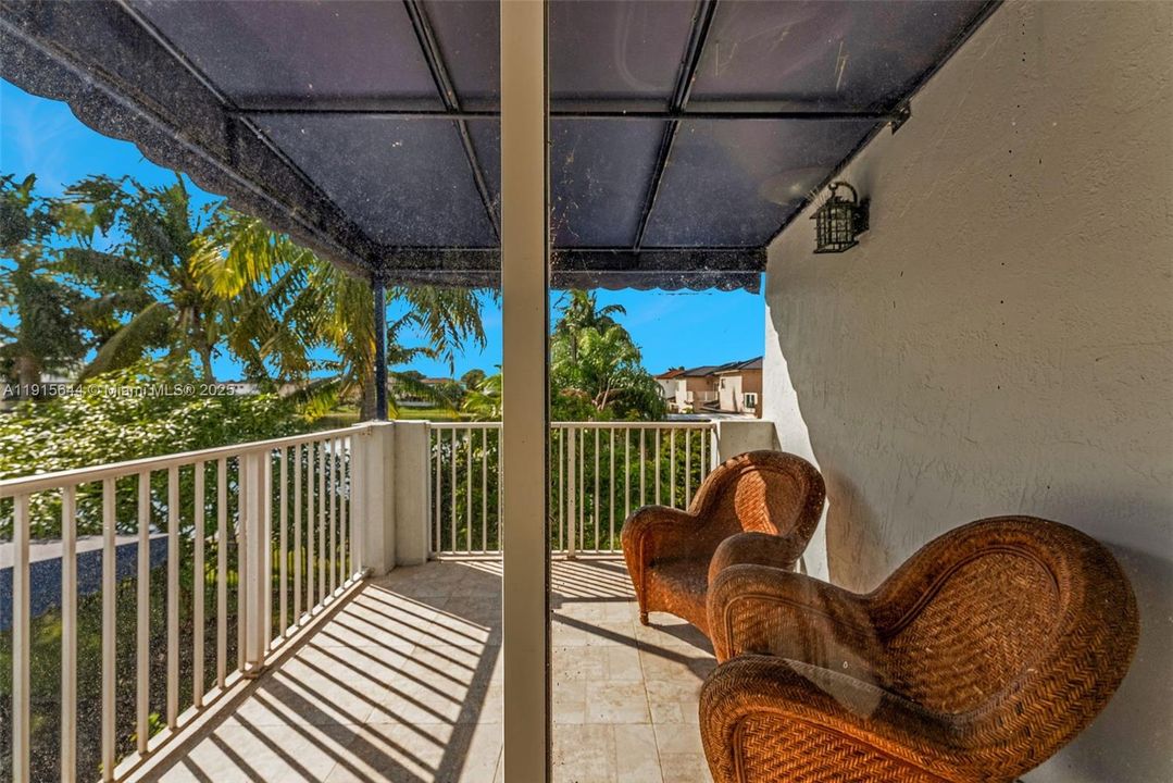 Master Bedroom Covered balcony
