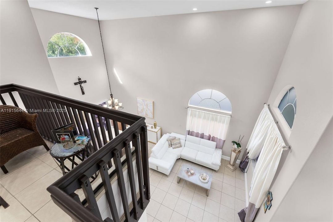 2nd FLoor view of living room