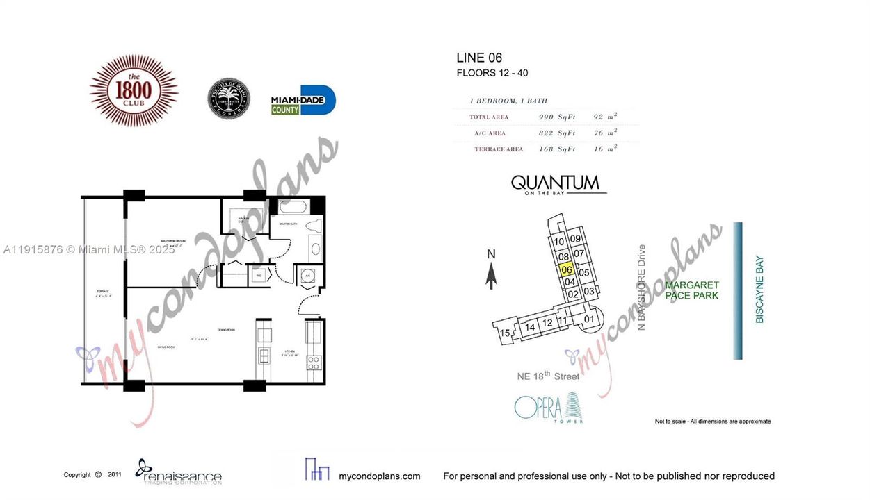 For Sale: $410,000 (1 beds, 1 baths, 822 Square Feet)