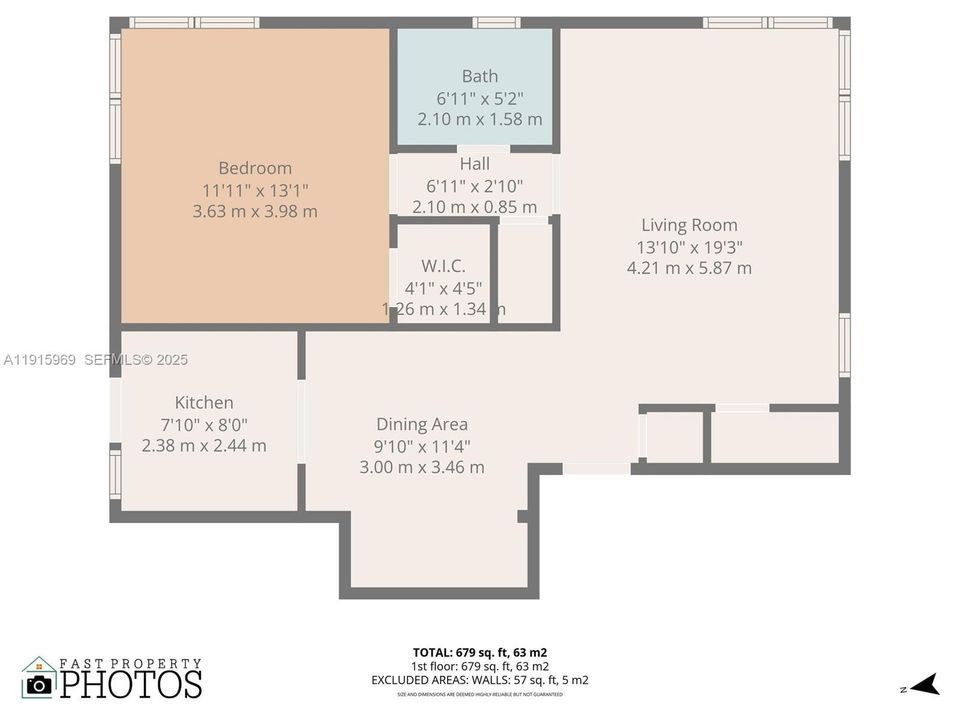 Recently Rented: $2,495 (1 beds, 1 baths, 670 Square Feet)