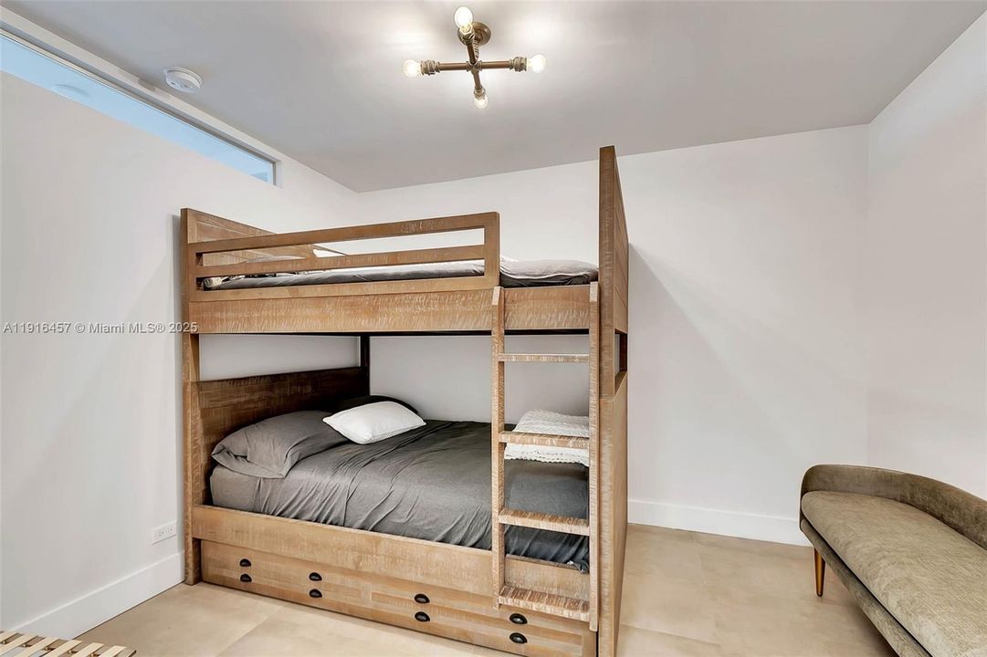 Converted sleeping area