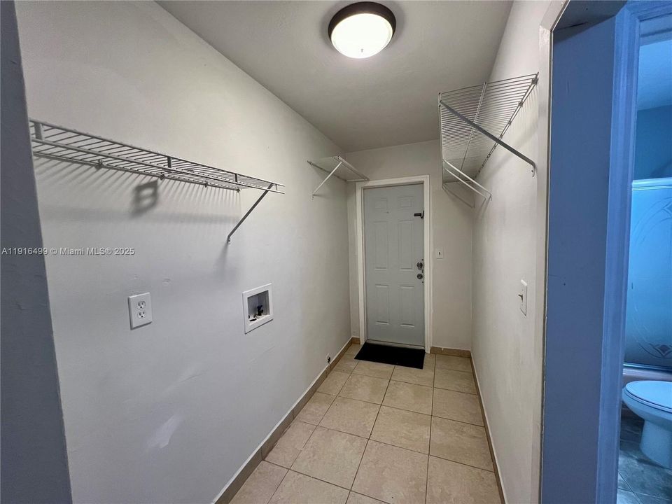 Washer and Dryer have been installed.