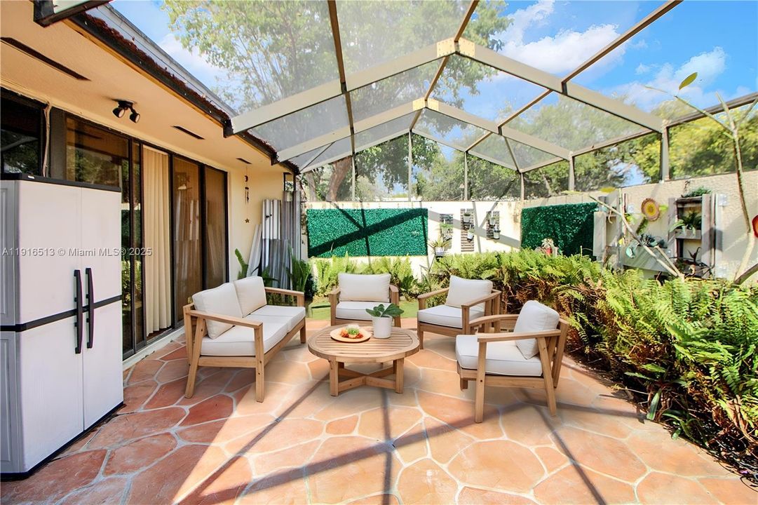 This space was staged using computer generated overlay tools.