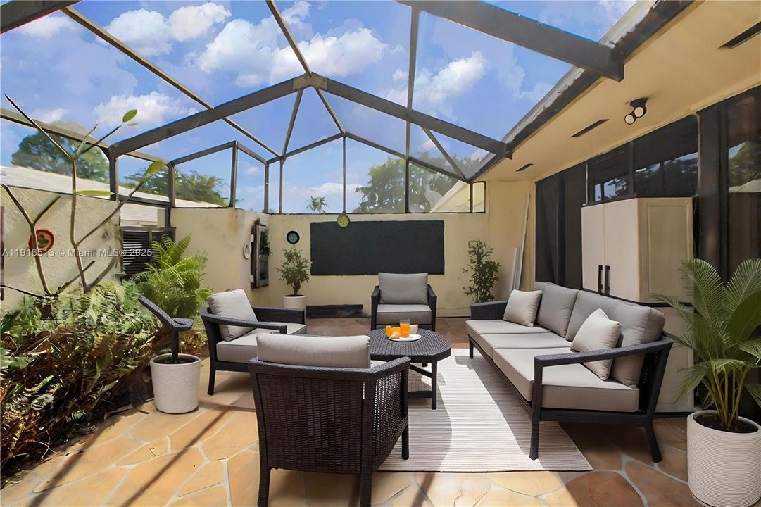 This space was staged using computer generated overlay tools.