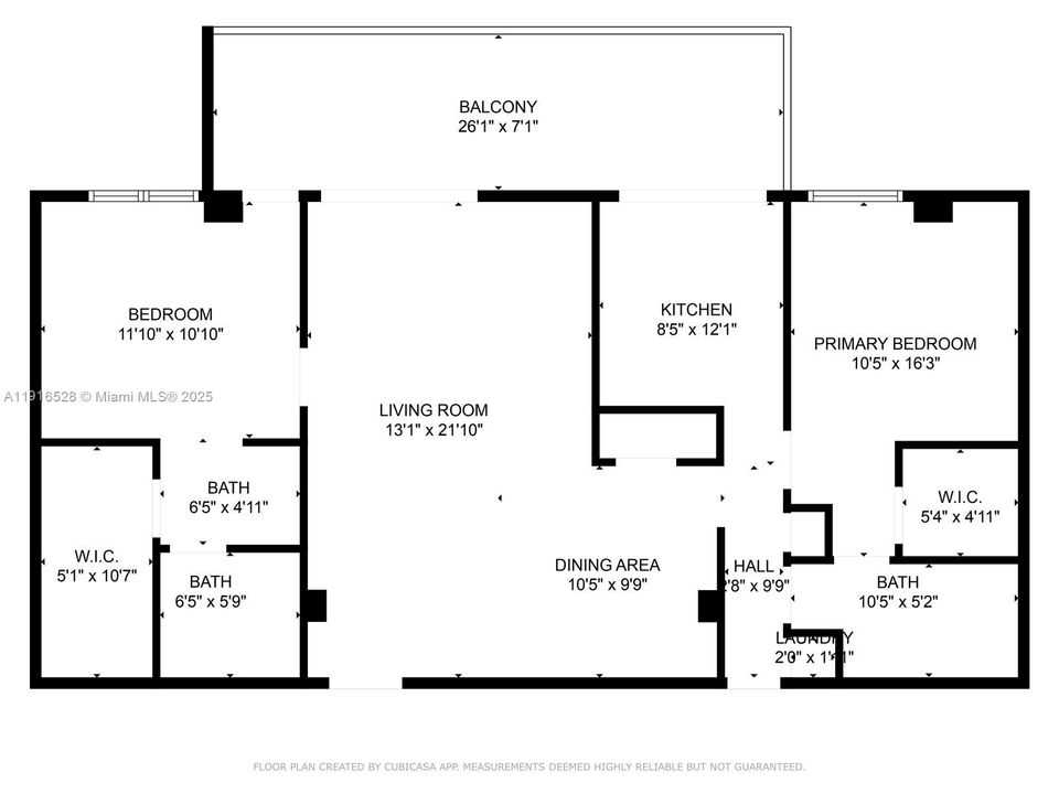 For Rent: $5,000 (2 beds, 2 baths, 1105 Square Feet)