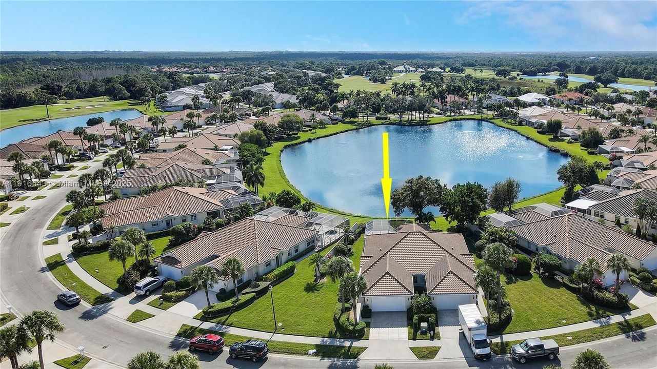 Community over view around the lake