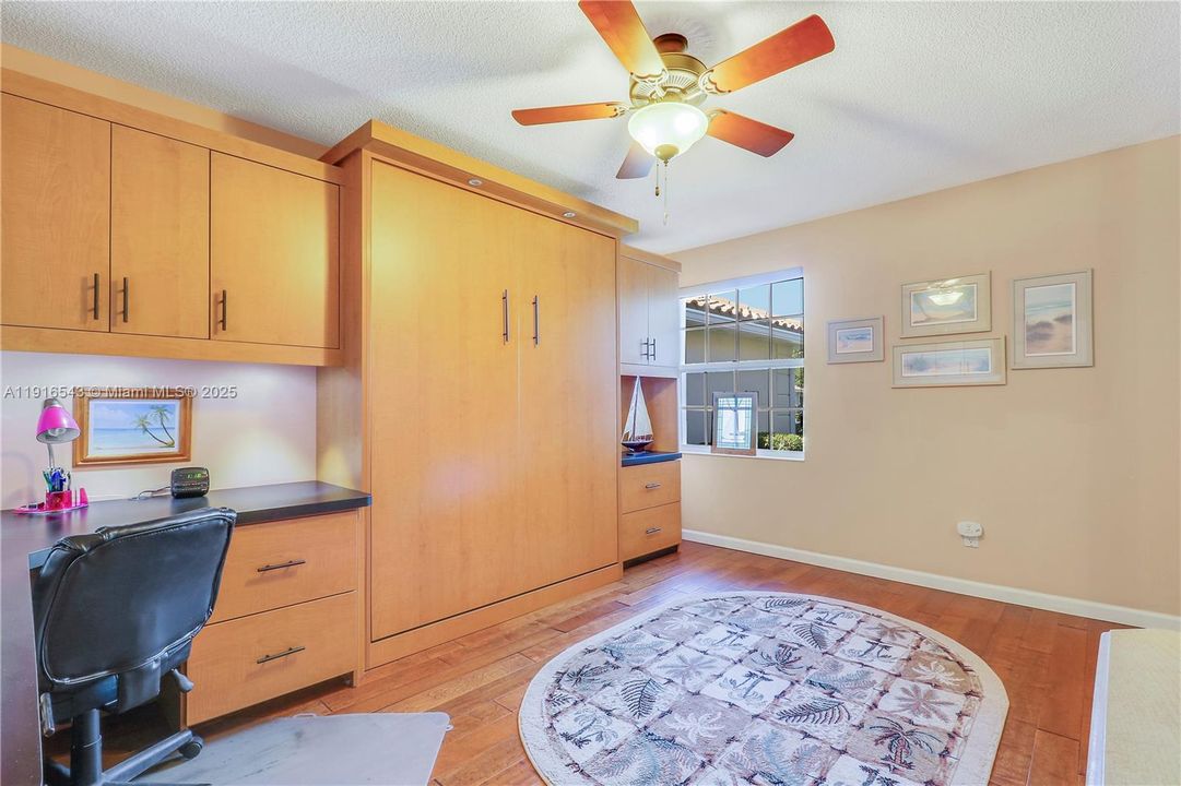 Bedroom #2 configured as office