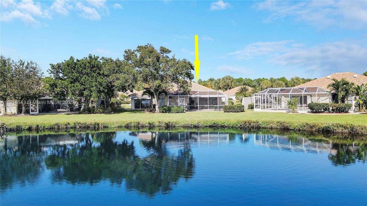 View from across the lake