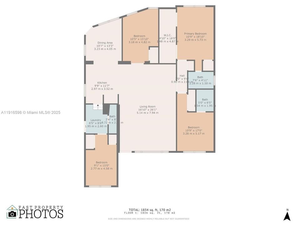 合同活跃: $850,000 (4 贝兹, 3 浴室, 1834 平方英尺)