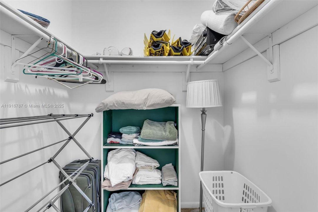 MAIN BEDROOM WALK IN CLOSET