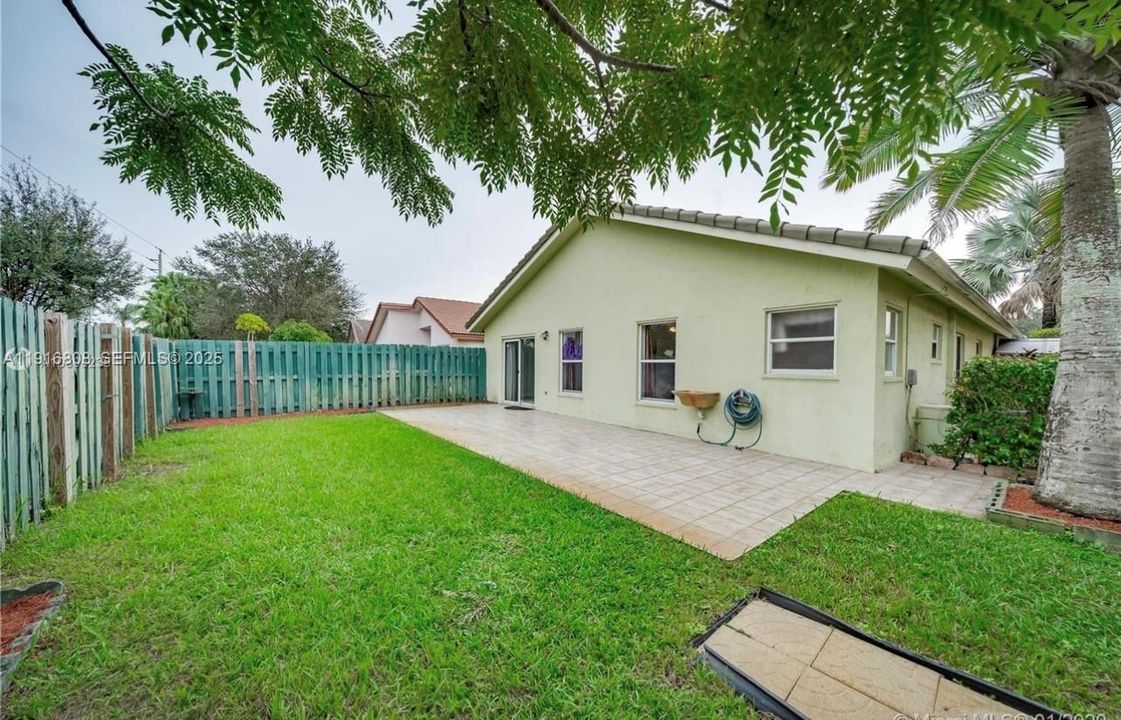 Grass has been replaced with turf