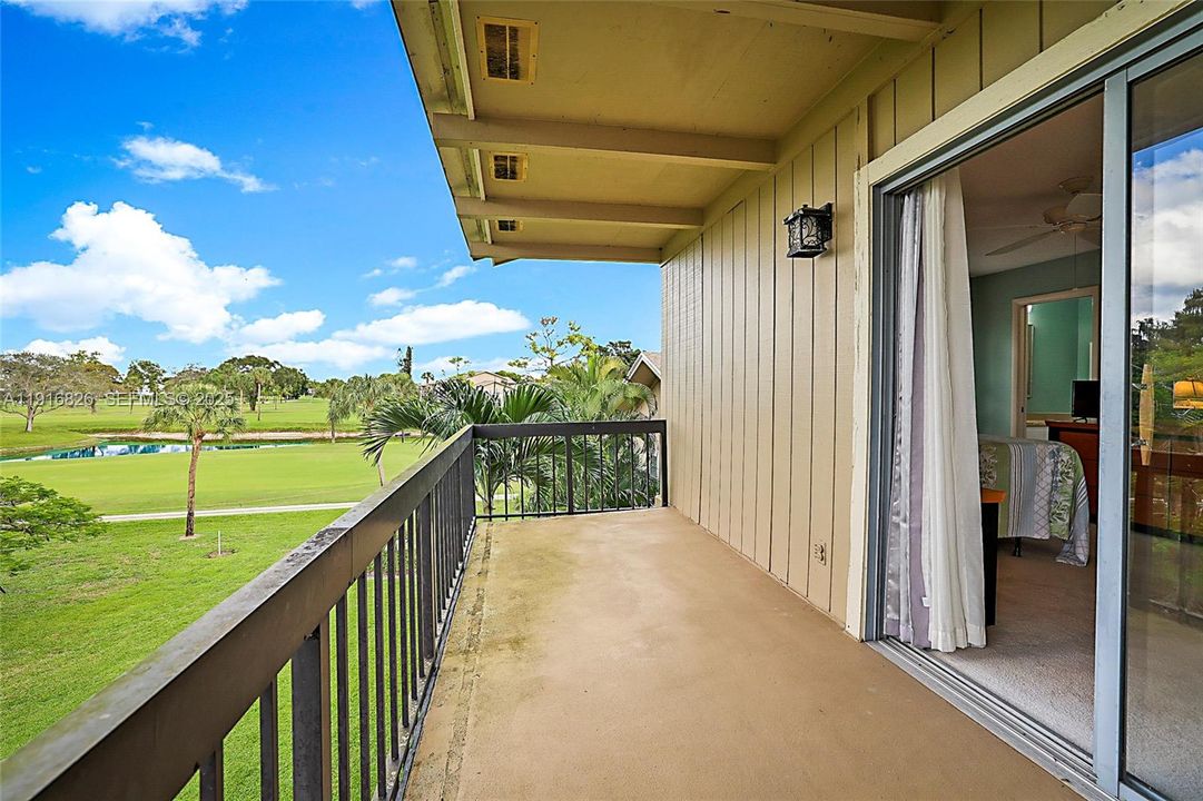 Private balcony off Master Bedroom