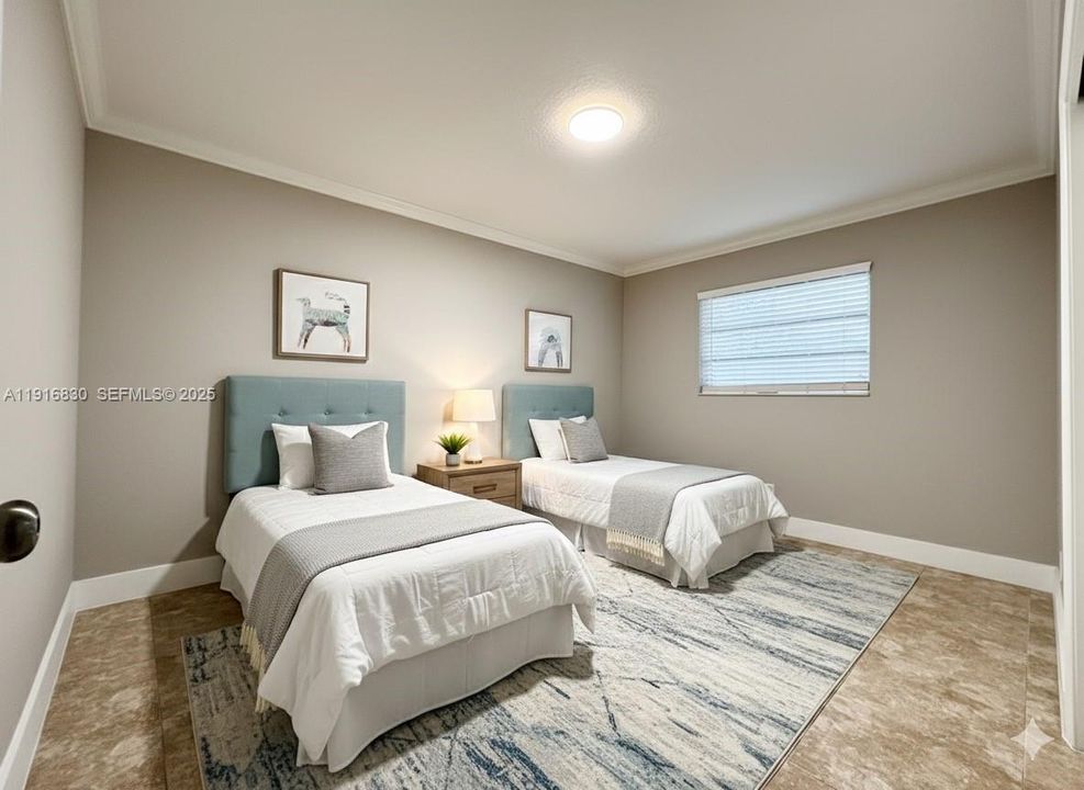 Second Bedroom. VIRTUALLY STAGED