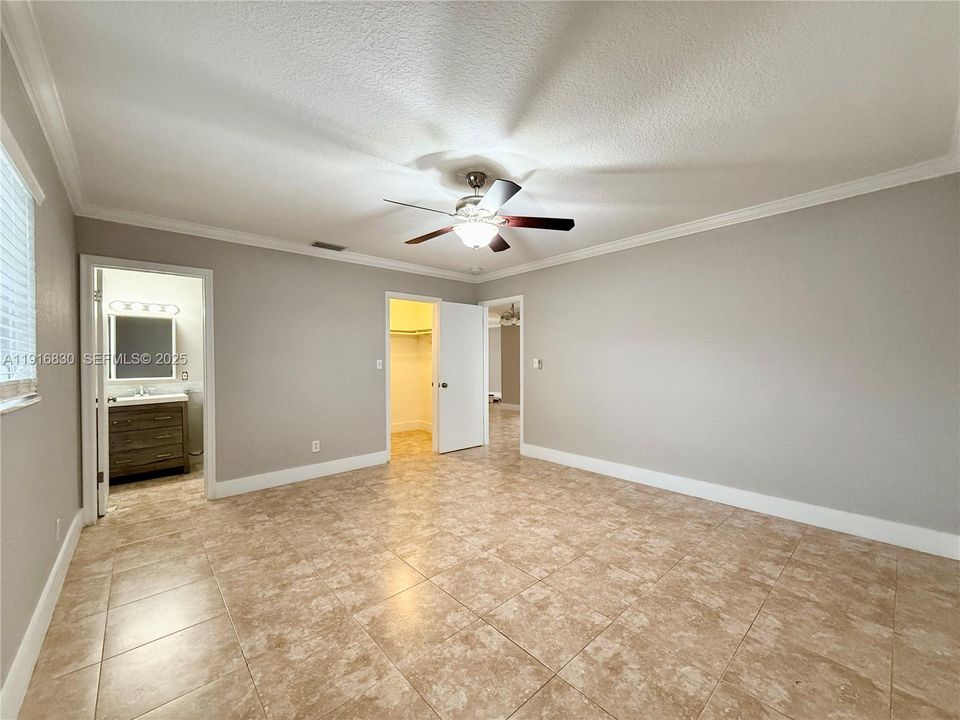 Master Bedroom with ensuite bathroom.
