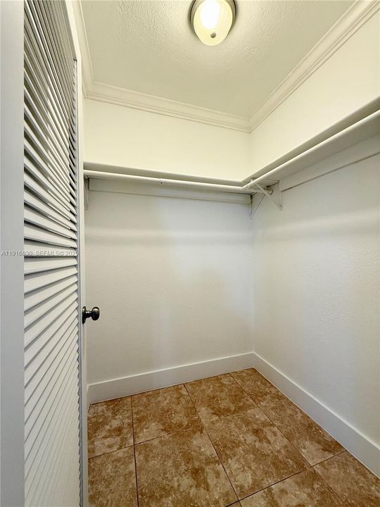 Master Bedroom with walk in Closet