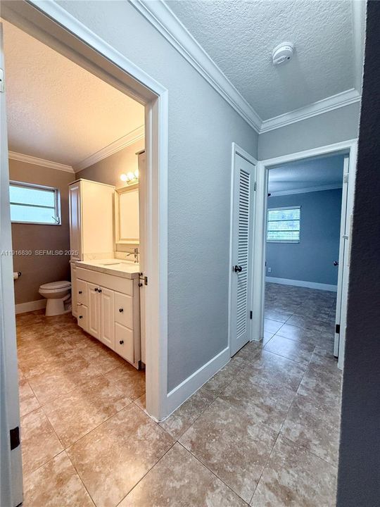 Hallway between 2nd and 3rd Bedrooms