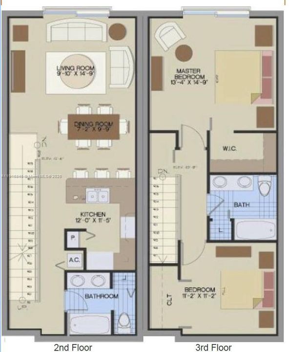 В аренду: $2,675 (2 спален, 2 ванн, 1240 Квадратных фут)