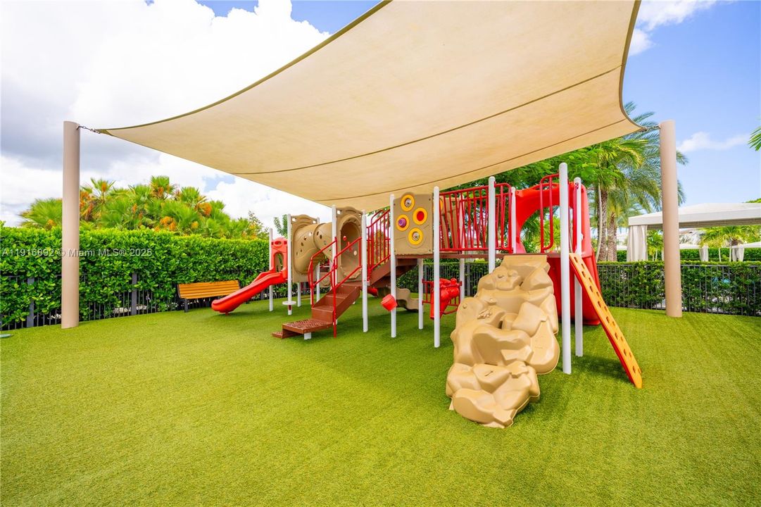 Large kids playground at the clubhouse