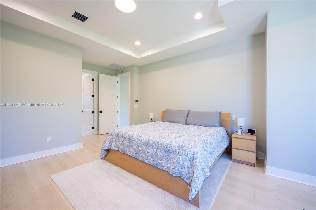 Master bedroom that was built for comfort