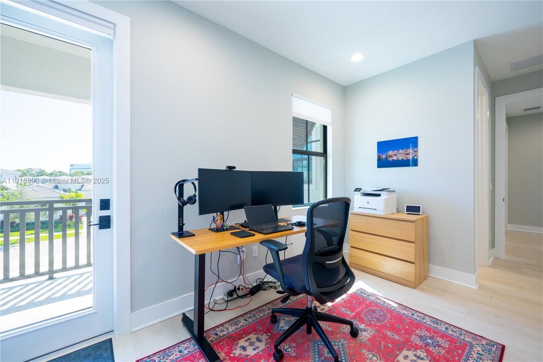 Suite 2 with a perfect balcony looking onto the front of the house