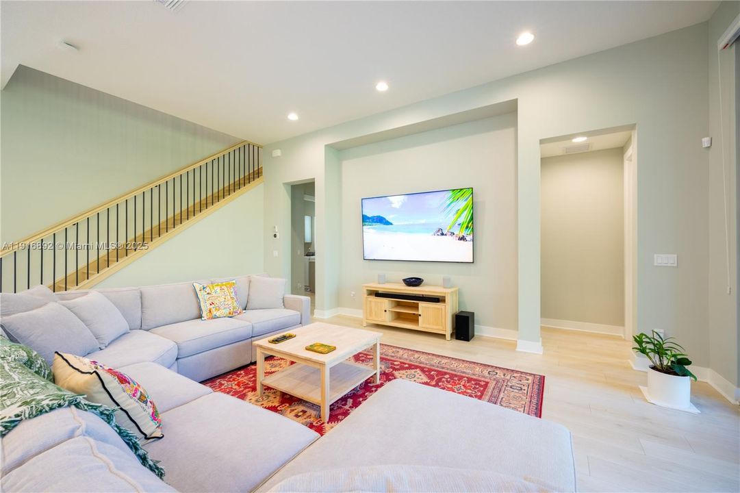 An Inviting family room