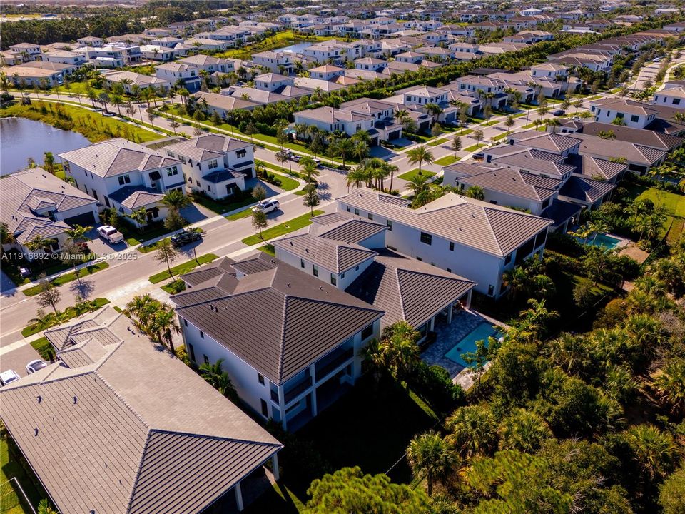 A highlight of the home's size and private backyard