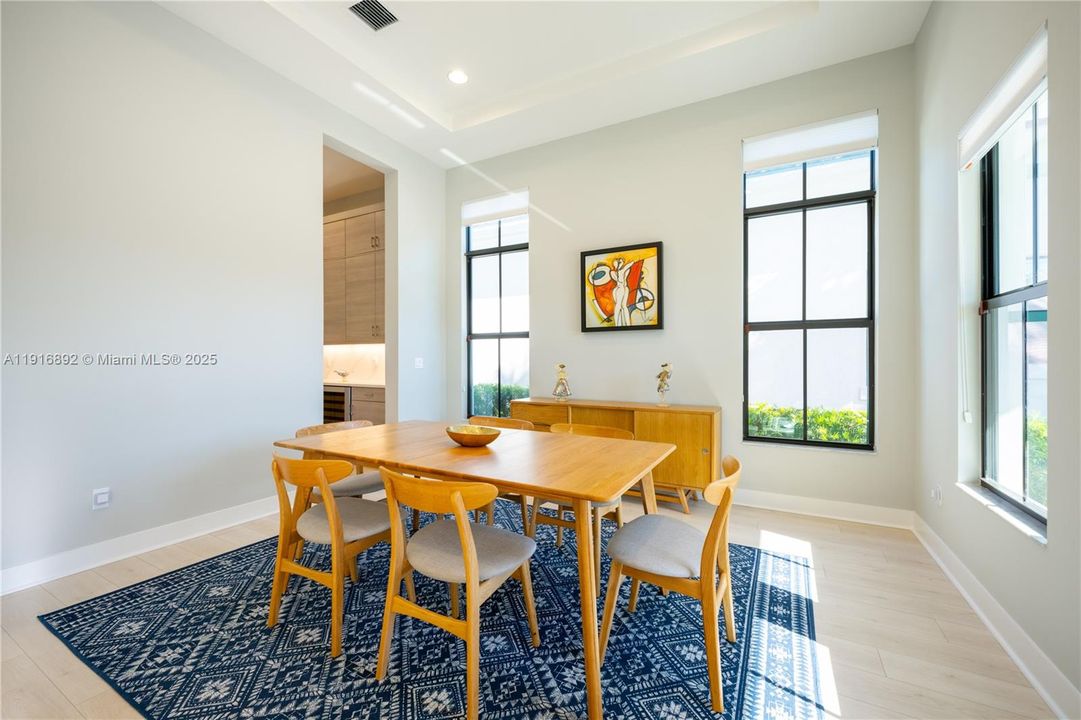 Flooded with natural light, perfect for gatherings