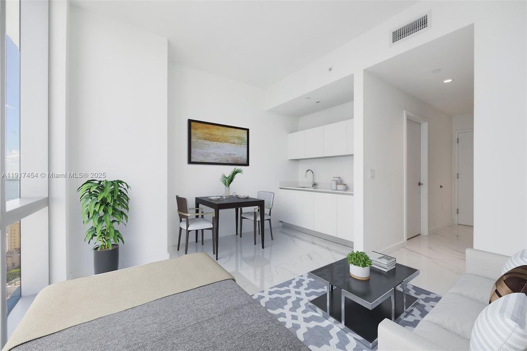 4th Bedroom, has additional entrance to the foyer and connects with apartment too. Perfect for home office, live-in nanny, in law suite.