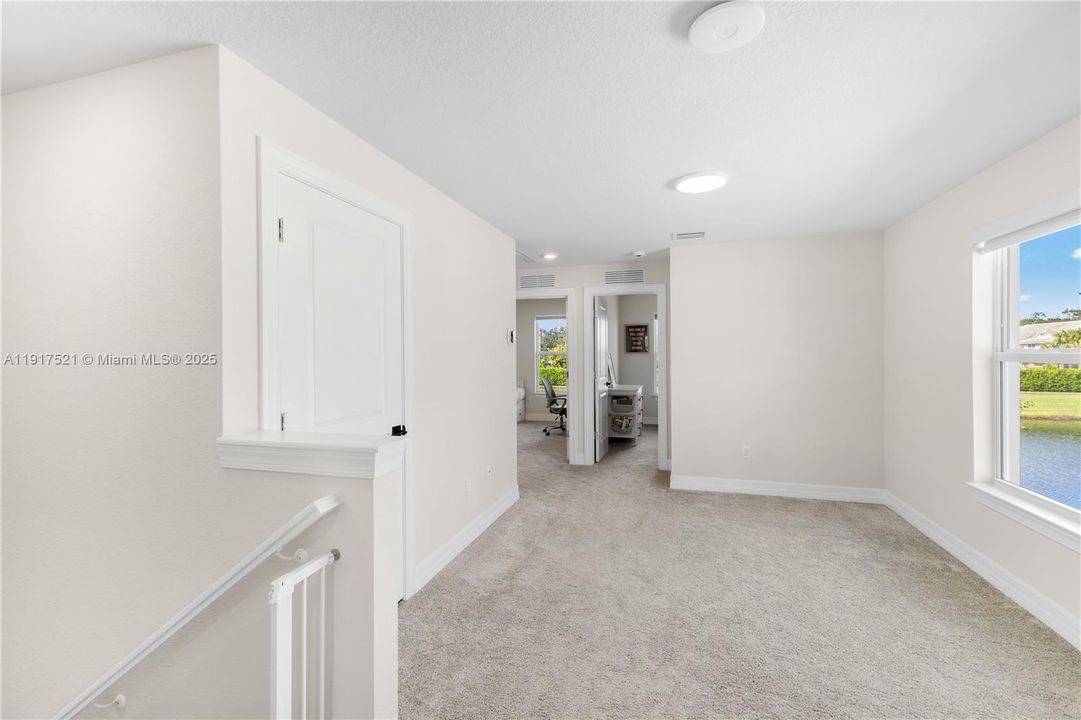 Oversized family room upstairs