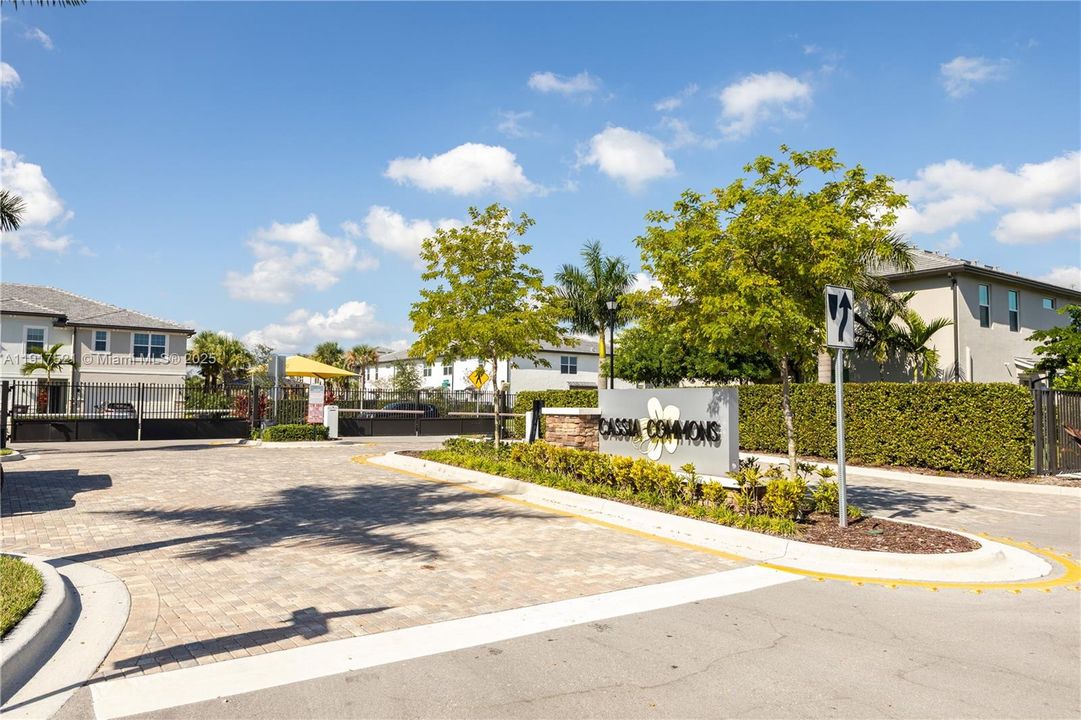Community Gated entrance