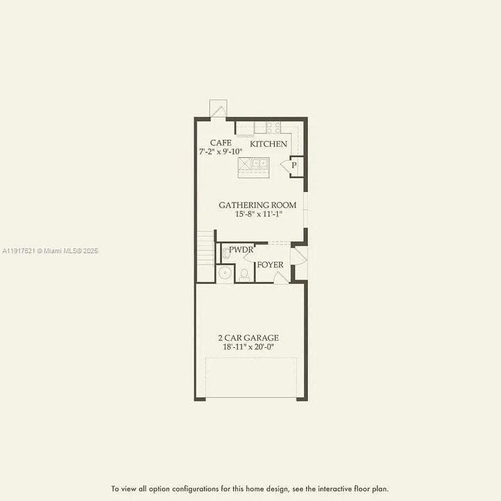 Downstairs floor plan