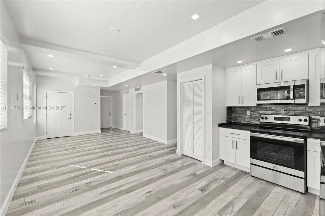 Open Kitchen/Living Room Space