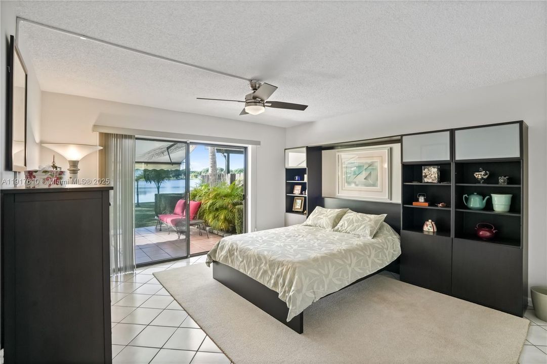 2nd bedroom with access to the patio