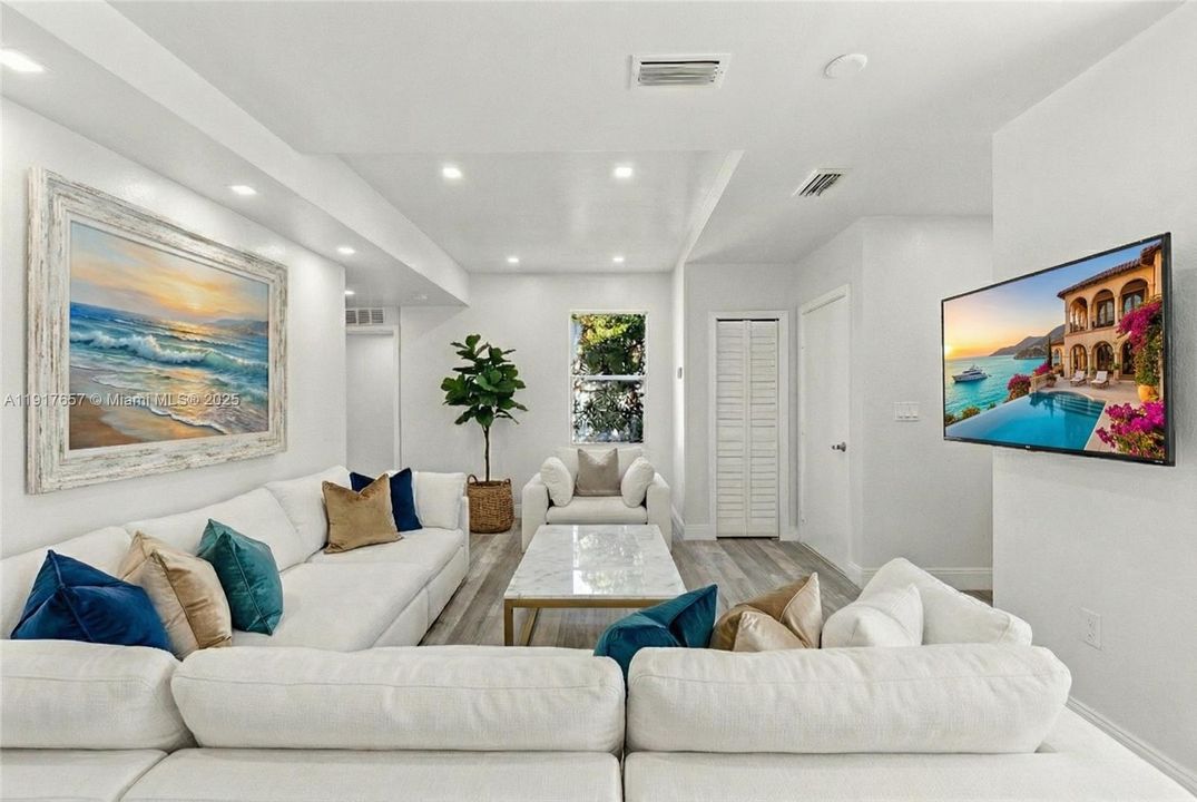 Virtually staged Living Room of 5820 NW 3rd Ave