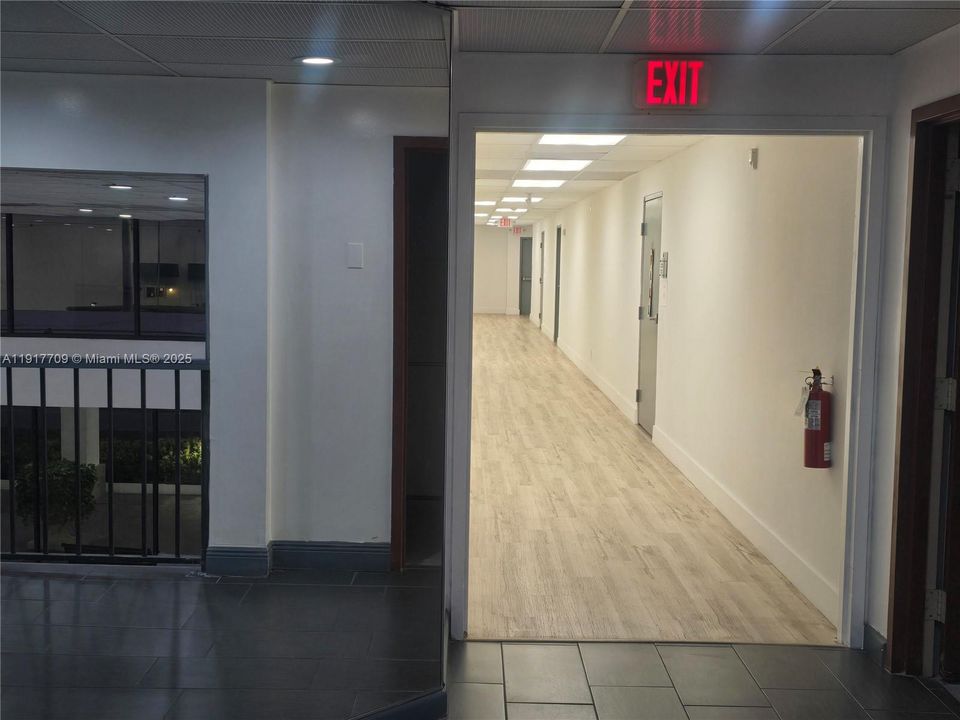 Private entrance to Offices