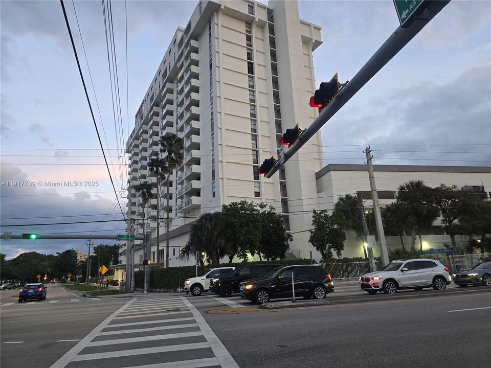 View from Shopping Center